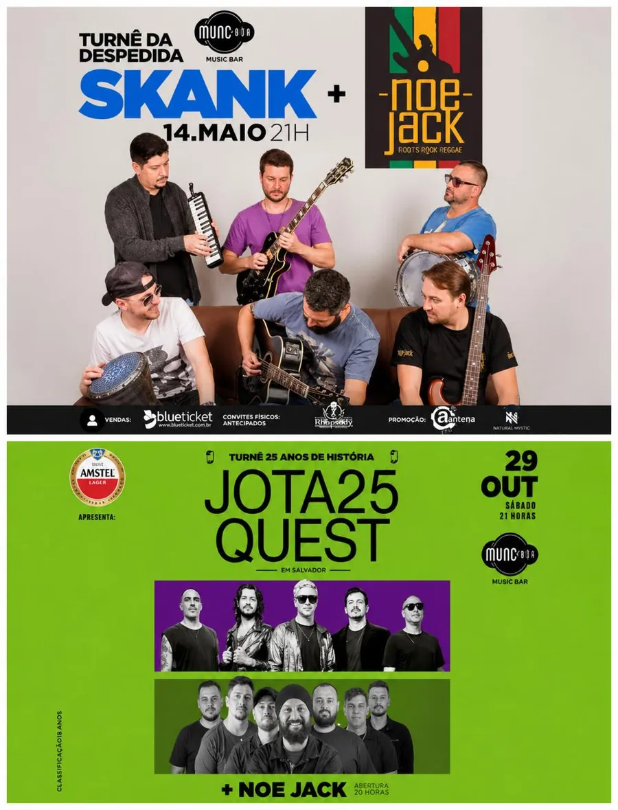NOE JACK — Bandas & DJs | Otimize Eventos